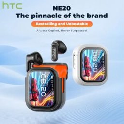 NONE Auricolari True Wireless Ceshi HTC NE20, Leggeri e Comodi, Bluetooth, Traduttore Vocale AI, Cuffie Traduttore Linguistico 2026, Ganci Auricolari Sicuri, Bassi Surround, Resistenti al Sudore per Sport