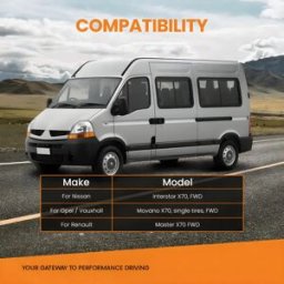 MXR Kit Sospensioni Pneumatiche con Compressore per Vauxhall Movano X70 FWD 1999-2010 4000KG