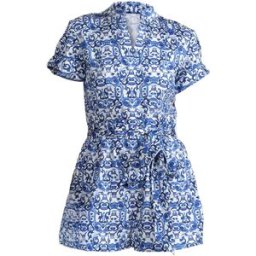 Alice + Olivia Abiti White/blue