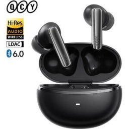 QCY MeloBuds N70 Adaptive ANC Auricolari wireless Bluetooth 6.0 LDAC Audio ad alta risoluzione 6 microfoni Auricolari di ricarica wireless 50 ore IPX5