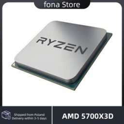 AESTHET Processore Desktop Gaming AMD Ryzen 7 5700X3D 4.1GHz 8-Core 16-Thread 96MB Cache L3 7nm AM4 CPU Senza Dissipatore 100-00001503