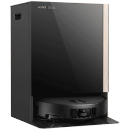 MOVA ROBOT ASPIRAPOLVERE V60 MOBIUS VIM, Potenza 700 W, Lavapavimenti, Autonomia fino a 205 min, Sensore di superficie, Spazzola laterale, Base carica, Nero