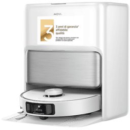 MOVA ROBOT ASPIRAPOLVERE P70 Pro Ultra VIM, Potenza 700 W, Lavapavimenti, Autonomia fino a 250 min, Sensore di superficie, Spazzola laterale, Base carica, Bianco