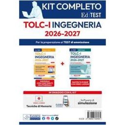 TOLC-I 2026: Kit completo per il test di Ingegneria. Con software...
