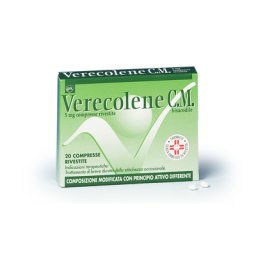 VERECOLENE CM 20CPR RIV 5MG