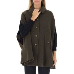 VICOLO Cappa in lana VERDE MILITARE S