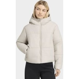 Adidas Womens Giacca Essentials Highloft Insulated Puffer - Beige, beige beige Donna taglia XS