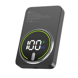 Leotec LEPOWW20W10K batteria portatile Polimeri di litio (LiPo) 10000 mAh Carica wireless Nero