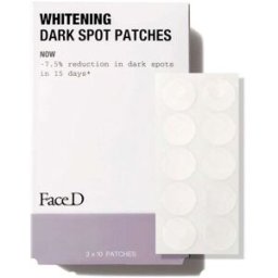 Face D Whitening Dark Spot Patch Schiarenti Anti-Macchia, 2 x 10 patches