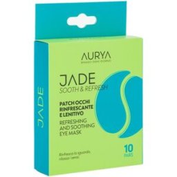 Beautytime Aurya Jade - Patch occhi per un'azione lenitiva e rinfrescante dello sguardo, 10 paia