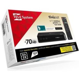 TELESYSTEM Decoder satellitare TS9019 TIVU'SAT