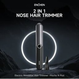 ENCHEN Mocha N Plus Kit per toelettatura 2 in 1 Trimmer per naso e sopracciglia con blocco da viaggio Ricarica di tipo C