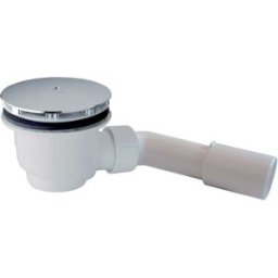 Tea PILETTA DOCCIA VEGA Ø 90 X 50 mm IN PP H 87 mm ABS CROMO SIFONATA PORTATA 27 l/min