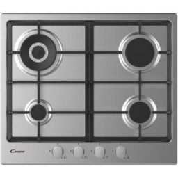 Ⓜ️??? Candy CHG6BR4WX - Piano cottura 4 fuochi gas, inox, Bruciatore a doppia corona, G