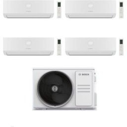 Bosch Climatizzatore Quadri Split Climate 3000i 7+9+9+24 con 5000M 125/5 E Inverter R 32 Wi-Fi Optional Classe A++