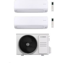 Bosch Climatizzatore Dual Split Climate 6000i 9+9 con 5000M 53/2 E Inverter R 32 Wi-Fi Optional Classe A++