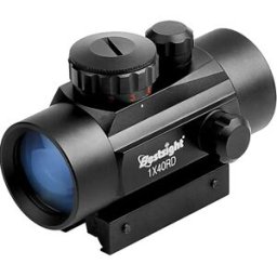 Nabila Red Dot Sight Mirino riflettente 1x40mm Cannocchiale punto rosso impermeabile, antiurto e antiappannamento con supporto riser da 1 pollice Black