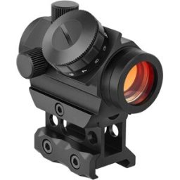 Nabila 2MOA Red Dot Sight 1x25mm Mirino riflettente Impermeabile, antiurto e antiappannamento Cannocchiale Red Dot con supporto riser da 1 pollice Black