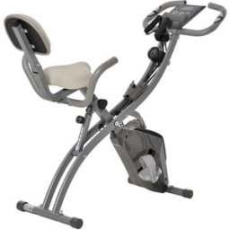 giordanoshop Cyclette Magnetica Pieghevole 97x51x115 cm con Bande Elastiche in Acciaio Grigia...