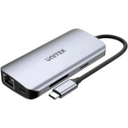 Unitek Hub Active Usb-c 2x Hdmi k Rj5 Pd 100w