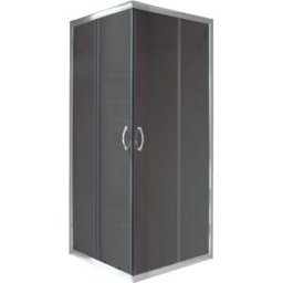 Tecnomat BOX DOCCIA QUATTRO RETTANGOLARE (68-78)x(88-98) H 190 cm VETRO TEMPERATO FUME' 4 mm