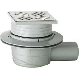 Tea POZZETTO DOCCIA PAVIMENTO WANG GRIGLIA L 105 X 105 mm INOX ALTEZZA REGOLABILE 25-50 mm