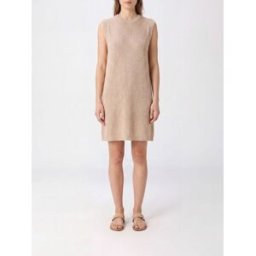 Fabiana Filippi Mini abito a tubino in maglia di lana e cashmere Beige Taglia 36