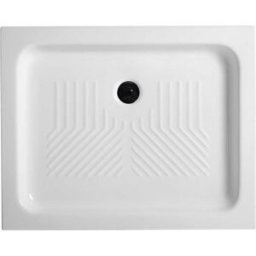 Tecnomat PIATTO DOCCIA IN CERAMICA BIANCO 70x100 cm H 11 cm PILETTA Ø 60 mm