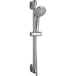 Aquapro SALISCENDI DOCCIA ACQUAPRO MAUNA 5 GETTI CROMO INTERASSE FISSO 62 cm ASTA 66 cm