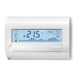 Finder CRONOTERMOSTATO SETTIMANALE DA PARETE A 3 TEMPERATURE 3 Vcc COLORE BIANCO