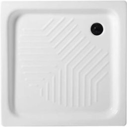Tecnomat PIATTO DOCCIA IN CERAMICA BIANCO 76.3x76.8 cm H 10 cm PILETTA Ø 60 mm