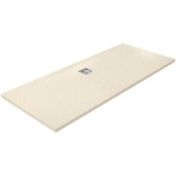 Tecnomat PIATTO DOCCIA EFFETTO PIETRA MARMORESINA TORTORA 70x170 cm H 3 cm PILETTA Ø 90 mm