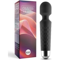 Oliver James Vibratore per donne – Silenzioso e potente, colore nero 1 St