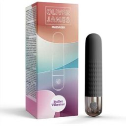 Oliver James Bullet Vibratore, colore nero 1 St