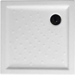 Tecnomat PIATTO DOCCIA IN CERAMICA BIANCO 70x70 cm H 6 cm PILETTA Ø 90 mm