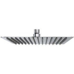 Tecnomat SOFFIONE DOCCIA QUADRATO 25x25 cm IN ACCIAIO INOX AISI 304 1 GETTO ANTICALCARE