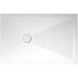 Althea PIATTO DOCCIA UP IN CERAMICA BIANCO 80x120 cm H 3 cm PILETTA Ø 90 mm