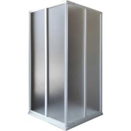 Tecnomat BOX DOCCIA BAHAMAS (68-79)x(78-89)H185cm VETRO TEMPERATO STAMPATO 3mm PROFILI BIANCHI