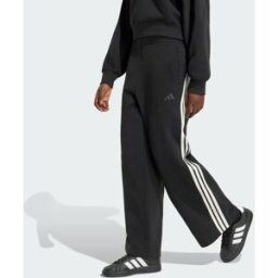 Adidas Pantaloni ampi KIT 3-Stripes 2XS Black / Off White