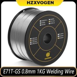 NONE HZXVOGEN Filo per Saldatura 0,8mm 1KG 1 Rotolo E71T-GS Filo Animato Senza Gas Accessori per Saldatrice MIG per Saldatura Metallo Fai-da-te