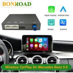 BONROAD Wireless Apple Carplay modulo Auto Android per Mercedes Benz classe C/GLC/S W205 W253 NTG5.0 interfaccia scatola Decoder sistema