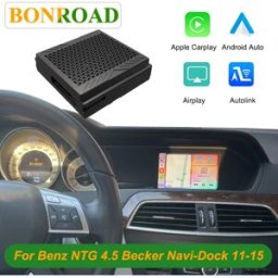 BONROAD Wireless Carplay Decoder per Mercedes Benz A B C E CLA GLA GLK ML Sprinter NTG4.5 modulo Becker navigazione per auto Android
