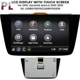 NONE Display LCD Touch Screen da 8 Pollici per OPEL Vauxhall Astra K Navi 900 IntelliLink Navigazione 39042448 Radio 2015-2020 LQ080Y5DZ06 LQ080Y5DZ10