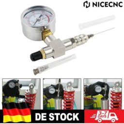 NONE Kit di Riempimento ad Ago per Ammortizzatori a Azoto 600PSI per ATV UTV KTM Suzuki Yamaha Polaris RZR CanAm Arctic Cat Motoslitta