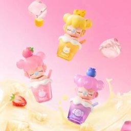 Robotime Rolife BabyNanci Milk Tea Blind Box Cubetti di Ghiaccio Luminosi al Buio da Collezionare, Regalo di Natale Unico per Ragazze