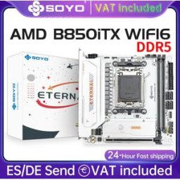 Soyo B850ITX Scheda madre AMD AMD Ryzen AM5 DDR5 Supporta CPU 7000 8000 9000 Processori Pcie5.0x16 Pcie4.0x4 M.2 ARGB WIFI6