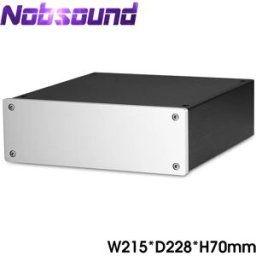 Douk Audio Telaio in alluminio Nobsound per amplificatore fai da te custodia in metallo custodia per amplificatore per cuffie DAC BOX