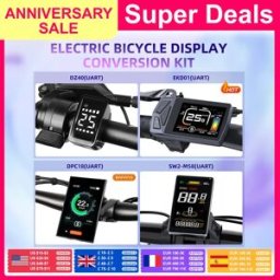 varstrom Bafang UART Display Protocollo 36V 48V 52V EKD01 Computer Bluetooth DZ40 DPC18 SW2-M58 Strumento LCD per Hub Mid Motor Ebike Kit