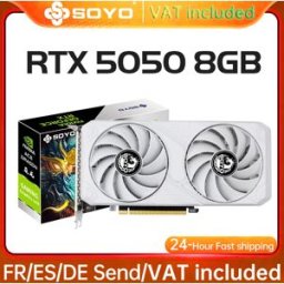 Soyo Schede grafiche RTX 5050 8G GDDR6 128Bit GPU NVIDIA Componenti per PC PCIE X16 5.0 Scheda video da gioco RTX5050 Nuovo