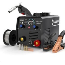 Viladepot Saldatrice semiautomatica 3 in 1 senza gas MIG/MMA/Lift TIG MIG200 con filo animato flusso senza gas